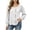*White, variant on VBVC Women's Long Puff Sleeve Button Blouses , Ladies Casual Square Neck Tunic Tops , Dressy Work Shirts For Women, *White , Large