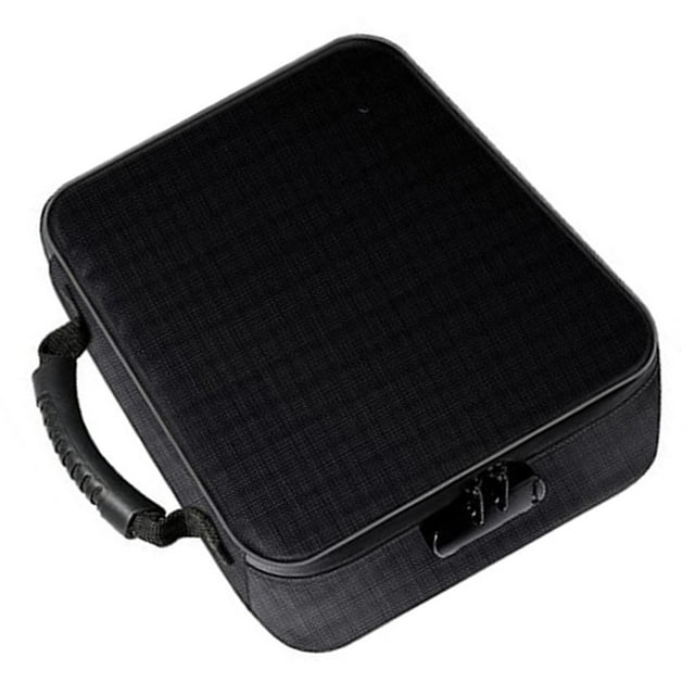 Abbracc Fireproof Document Bag with Lock Organizer Box for Album Laptop Certificates Style A