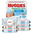 thumbnail image 4 of Huggies Natural Care Cucumber, Aloe and Vitamin E Baby Wipes, Scented, 6 Flip-Top Packs, 288 Total Count (Select for More), 4 of 13