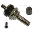 thumbnail image 1 of Standard Motor Eng.Management Tire Pressure Monitoring System - TPMS Sensor Valve Stem TPM2104VK Standard; OE Replacement; Silver; Metal; With Cap/Retaining Nut/Stem/Valve Core/Washer; Set of 25, 1 of 3