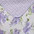 thumbnail image 3 of Laura Ashley Keighley Lilac Quilt Set, King,, 3 of 3