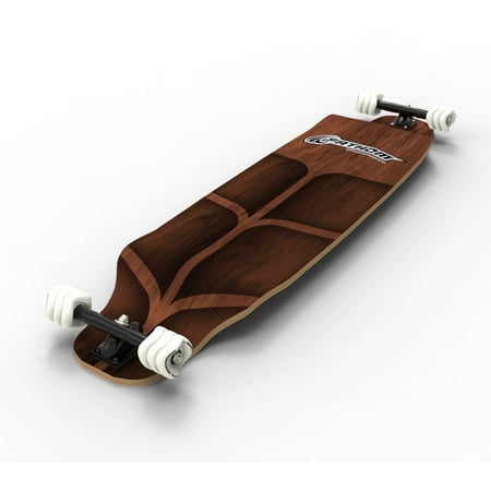 Fathom by Shark Wheel Long Drop Roam Longboard Skateboard Complete Kit, (Best Downhill Longboard Wheels)