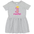 thumbnail image 3 of Inktastic 3rd Birthday Rocks Princess 3 Year Old Girls Toddler Dress, 3 of 5