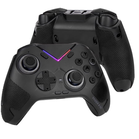 TALONGAMES Wireless Video Game Controller Grip Tape for Flydigi Vader 3 / Vader 4 Pro, Black