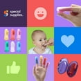 thumbnail image 7 of Special Supplies Silicone Colorful Finger Toothbrush (6 Pack), Latex-Free, Great for Oral Motor Stimulation, Dishwasher-Safe, Case Included, 7 of 7