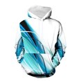 thumbnail image 2 of guisaled Hoodies for Men Cool Pullover Tops Gradient Color Graphic Hooded Sweatshirts Long Sleeve Casual Hoodie with Pockets, 2 of 6