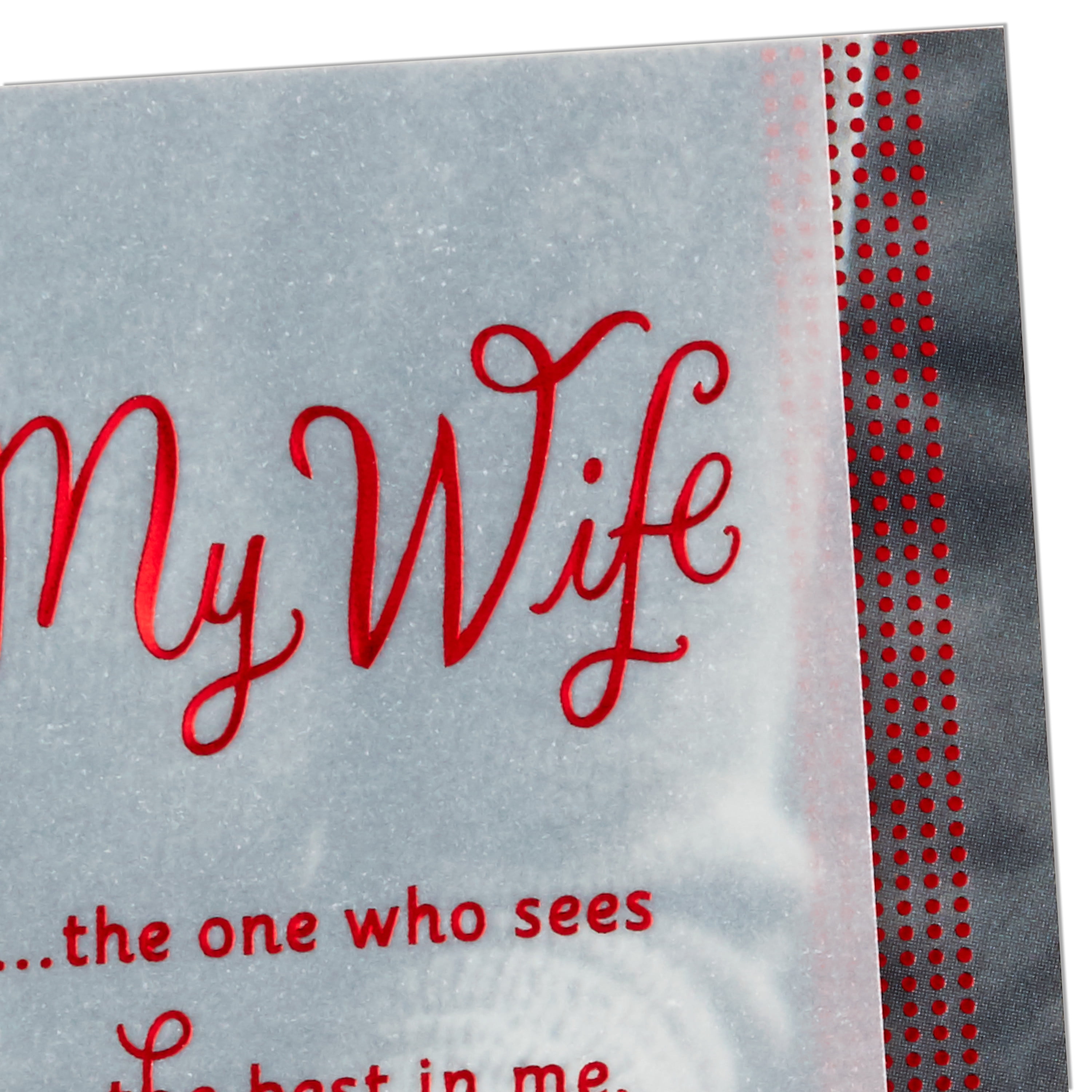 Hallmark Valentines Day Card for Wife (Happy Man)