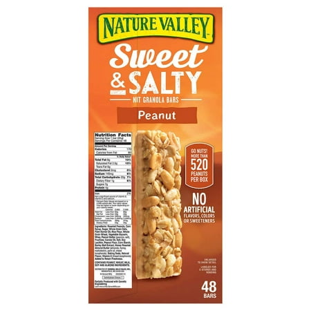 Natures Valley Sweet And Salty Granola Bars Peanut Dipped In Peanut Butter Coating 36 Count Pack Of 1