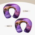 thumbnail image 3 of Disketp Closeup Honeybee on Flower Travel Pillow Memory Foam Neck Pillow Support Pillow for Camping, Sleeping Rest Cushion Airplane Pillow, 3 of 8