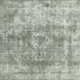 thumbnail image 1 of Ahgly Company Machine Washable Indoor Square Contemporary Sage Green Area Rugs, 7' Square, 1 of 7