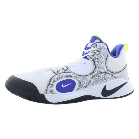 Nike Fly By Mid 2 Mens Shoes Size 12, Color: White/Silver/Blue