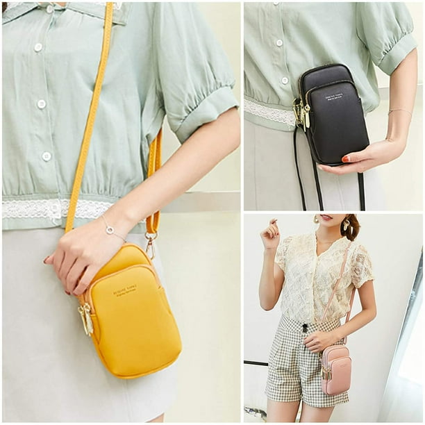 Small crossbody purse with phone pocket sale