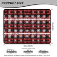 thumbnail image 7 of Yspwyqan Universal Car Trunk Mat 29" x 39", Festive Vehicle Interior Accessory, Red Plaid Snowflake Easy to Clean Trunk, Portable Fit for Most Sedan SUV Wagon Holiday Use, 7 of 7