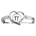 thumbnail image 1 of Alfabeto griego PI negro silueta Pulsera pulsera de joyería en forma de corazón Unbranded M, 1 of 3