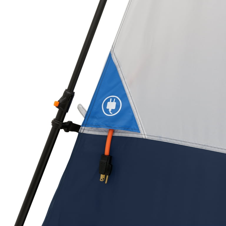 Ozark trail 8 person instant cabin tent with led lighted poles and bluetooth speaker cheap