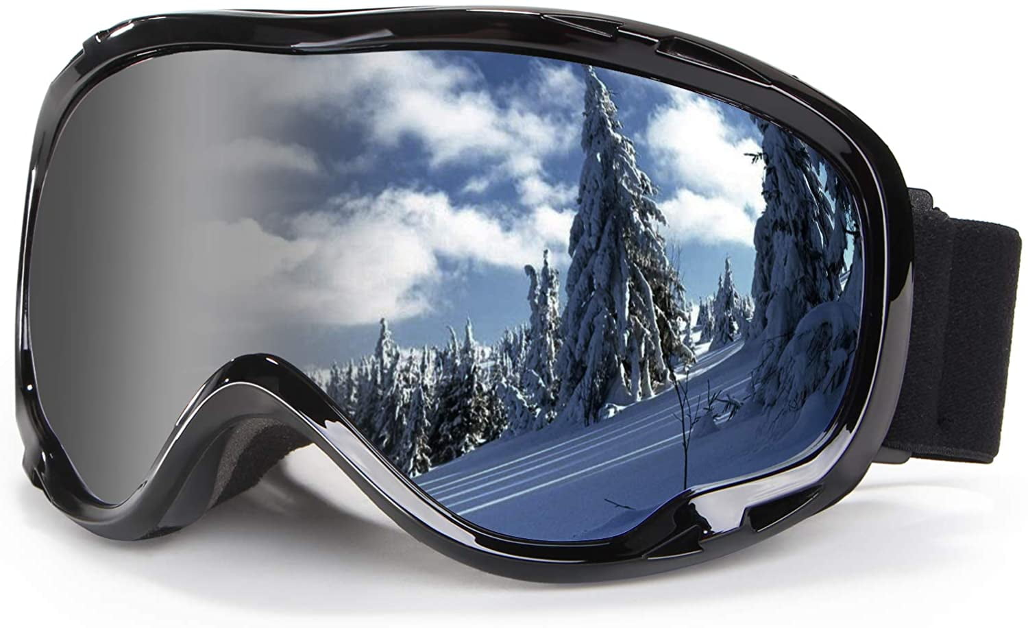 Zionor Lagopus Ski Snowboard ATV Off Road Goggles UV Protection Anti-Fog Goggles 