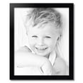 thumbnail image 2 of ArtToFrames 22" x 27" Satin Black Step Lip Picture Frame, 22x27 inch Black Wood Poster Frame (WOM-1452), 2 of 7