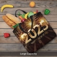 thumbnail image 4 of KLL Happy New Year 2025 B Pattern Aesthetic Tote Bag for Women Beach Bag Shopping Bags Shoulder Bag Reusable Grocery Bags, 4 of 5