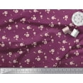 thumbnail image 2 of Soimoi Cotton Poplin Fabric Leaves & Magnolia Floral Print Fabric by Yard 56 Inch Wide, 2 of 3