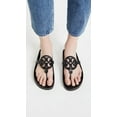 thumbnail image 6 of Tory Burch Miller Cloud Women's Leather Ergonomic Slide Sandals, 6 of 6