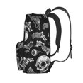 thumbnail image 3 of Disketp Skull bird bat spider Mochila Escolar de Gran Capacidad y Peso Ligero, Mochila de Viaje Ideal para Escuela, Trabajo y Uso Diario, Cómoda y con Estilo, 3 of 8