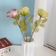 thumbnail image 4 of Visland 4PCS Artificial Flowers, Silk Roses Fake Flowers Plastic Faux Flowers Bouquets for Bridal Wedding Home Office Baby Shower Party Table Centerpieces Festival Arrangements Decoration, 4 of 6