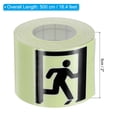 thumbnail image 2 of Uxcell Reflective Tape, 16.4ft Length Directional Marking Tape, Warning Exit Mark Tape, Black, 2 of 6