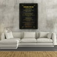 thumbnail image 4 of Crossing The Bar Poem Wall Decor Alfred Lord Tennyson Quote Wall Art Poetry Poster Pictures for Living Room Giclee Print on Canvas Framed 12×18 in, 4 of 5