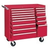 Kennedy Mintenance Cart, 39-3/8 in W x 18 in D x 39 in H, 15 Drawers, Red - 1 EA (444-315XR)
