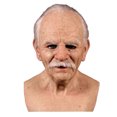 thumbnail image 1 of Máscara de anciano para adultos, realista, de látex, con cubierta completa para la cabeza, con arrugas realistas, para Halloween, mascarada, cosplay, accesorios de disfraz., 1 of 8