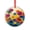 Pattern, variant on Crystal Glass Ornament Colorful Flowers Christmas Ornament Round Glass Floral Spring Ornaments for Teacher Coworker Boss Friend Mentors