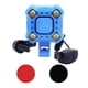 thumbnail image 4 of Worallymy Faro de bicicleta Recargable Alarma fuerte Campana de bicicleta IPX6 Impermeable Ajustable Seguridad LED Luz de ciclismo, Azul Worallymy JD735794904, 4 of 7