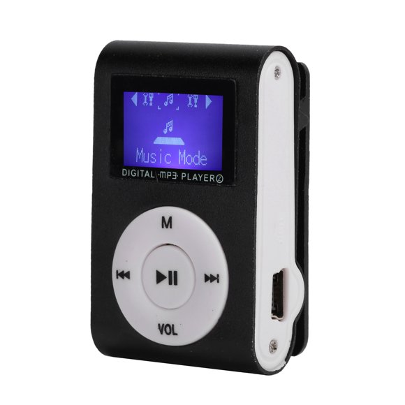 Portable SpeakersDocks,Portable Mini MP3 Music Player Sports BackClip LCD Screen MP3 Support Memory Card