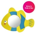 thumbnail image 2 of Edushape Magic Mirror Shapes, Fish Baby Mirror - Stick-On Removable Baby Foam Bath Toys for Toddlers 1-3, 2 of 5