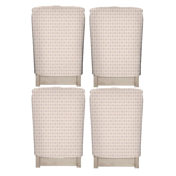 SIGNBLOC 1 Pack Dining Chair Back Covers, Stretch Chair Back Protectors for Home Kitchen Restaurant Decor