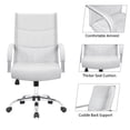 Vineego High Back Office Desk Chair Conference Chair with PU Leather