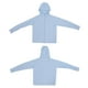 thumbnail image 4 of Chaqueta de protección solar para mujer UPF 50+ Sudadera con capucha de protección UV de manga larga transpirable para exteriores (azul) (XL/2XL), 4 of 8