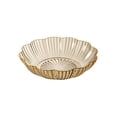 thumbnail image 3 of RRJ 4Pcs Crystal Fruit Bowl, Flower Shape Snack Tray, Clear Plastic Serving Dish for Living Room Coffee Table, Candy Dish, Fruit Plates, Party Appetizer Tray, Home Decor Centerpiece, 3 of 9