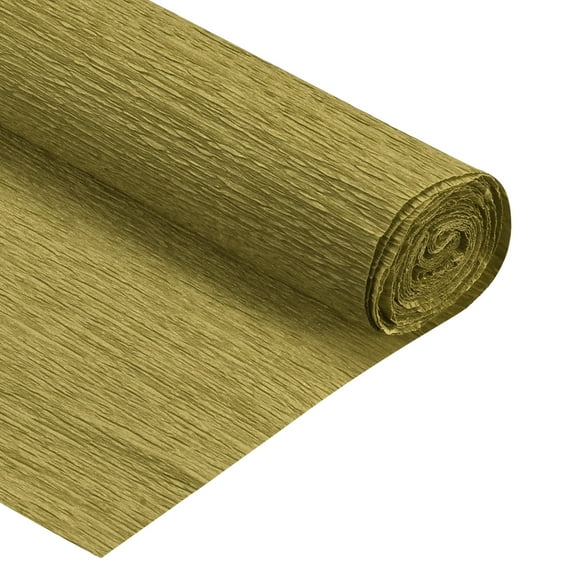 Uxcell Crepe Paper Roll Crepe Paper Decoration 6.9ft Long 20" Wide Olive Color