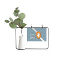 thumbnail image 1 of Dejar de fumar es difícil logo Marco De Metal Florero De Cerámica Decoración, 1 of 4