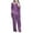 Purple, variant on Drses Women's Sets 2 Piece Outfit Casual Summer Crewneck Long Batwing Sleeve Flowy Shirts Wide Leg Pants Lrregular Hem With Pockets