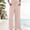 Pink, variant on Delayuji Womens Linen Pant Loose Stretch Pleated High Waisted Straight Leg Pants Relaxed Fit Casual Pant Daily Wear