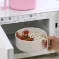 thumbnail image 3 of Juego de 2 cuencos de ramen para microondas con tapa, cuencos de ramen para microondas, cuencos de ramen para microondas con asa, aptos para lavavajillas., 3 of 6