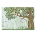 thumbnail image 1 of Nature Cutting Board, Spring Summer View Tree Grass Butterfly Oil Painting Effect Wall Hanging Art, Decorative Tempered Glass Cutting and Serving Board, in 3 Sizes, by Ambesonne, 1 of 2