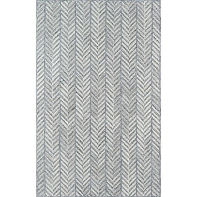 Momeni COURTCRT-2GRY5079 Hand Tufted Cortland Rectangle Rug, Grey - 5 ft. x 7 ft. 9 in.