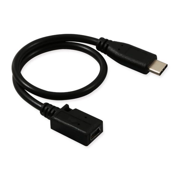 27cm USB 5Pin Female to USB C Male Converter Adapter Cable for Tablets Phones