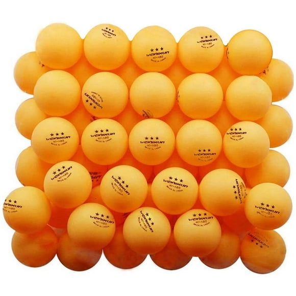 50-Pack 3-Star 40+ ABS Ping Pong Balls, Advanced Training Table Tennis Balls for Beginners and Professinals, with Good