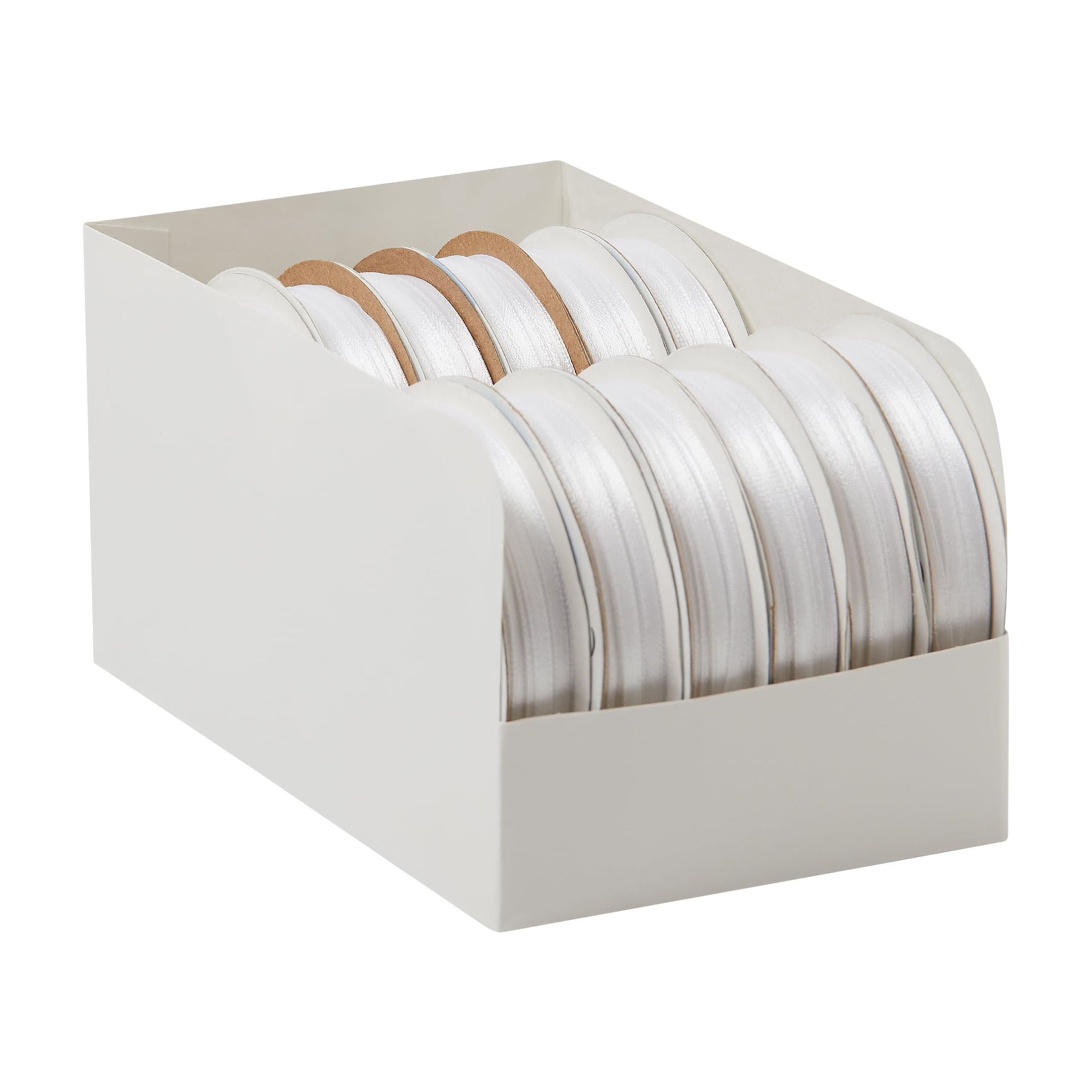 Offray Sor Dfsatin Wht 1/8