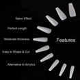 thumbnail image 3 of Makartt 500pcs Long Coffin Nails Tips Full Cover Fake Nails Press on Nails Acrylic False Nails, 3 of 6