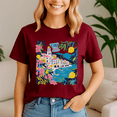thumbnail image 4 of Ciao Bella Italy Amalfi Coast Shirt,Summer Beach Tee,Summer Vibes,Summer Girl,Hello Summer,Summer Vacation Tshirt, 4 of 5